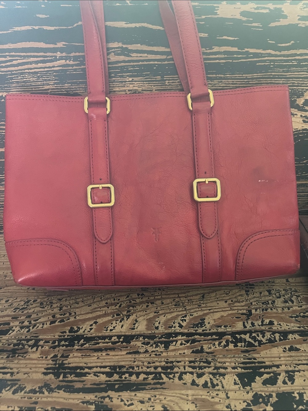 Frye Red Leather Purse